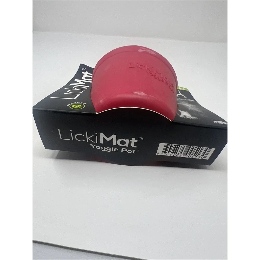 LickiMat Yoggie Pot Boredom Buster Feeder for Dogs Interactive Enrichment Xs-xl